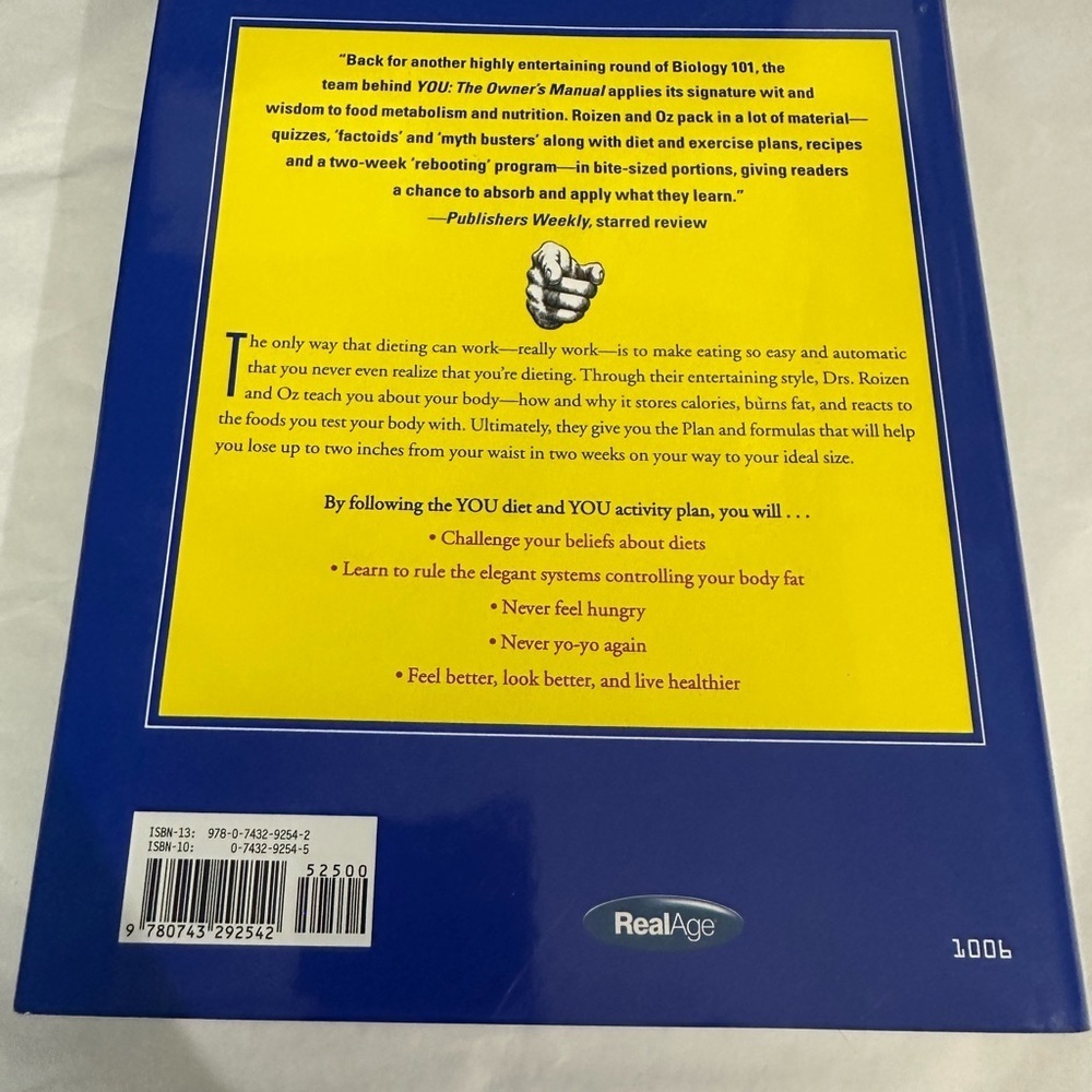 The Owner’s Manual for Waist Management (Hardcover)YOU: on a diet - Picture 2 of 2